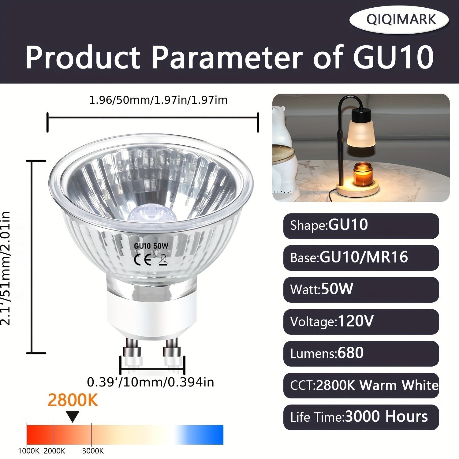 Aroma Therapy Gift Set - Adjustable Glass Candle Warmer Lamp with Himalayan Salt Lamp, Dimmable with Timer, Spice Scented Candle & Wax Melts, Home Decor, 110V-240V US Plug, 2 Bulbs Included, Christmas Present