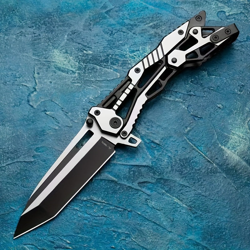 1PC, Mechanical Magic Knife, Folding Outdoor Knife, Men's Gift, Portable Pocket Knife, 8.34 Inch Carry Knife, Perfect For Outdoor Camping, Adventure And Family Use