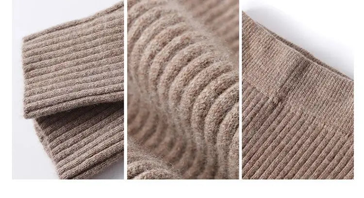 Black Knitted Leggings Slim Fit Autumn and Winter New Wool Warm Women's Leggings Sexy High Waist Vertical Stripes Womens Pants