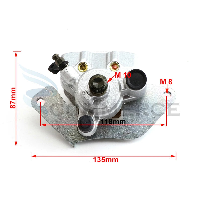 2pc Motorcycle Front hydraulic Disc Brake Caliper For Honda Rancher 420 TRX420 2007-2015 Foreman 500 TRX500 2012 2013 2014 2015