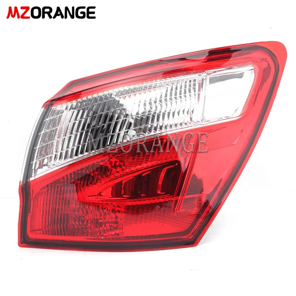 Car Outer Rear Tail Light For Nissan Qashqai 2008-2015 EU Version Brake Fog Lamp Accessories Car Warning Running Light