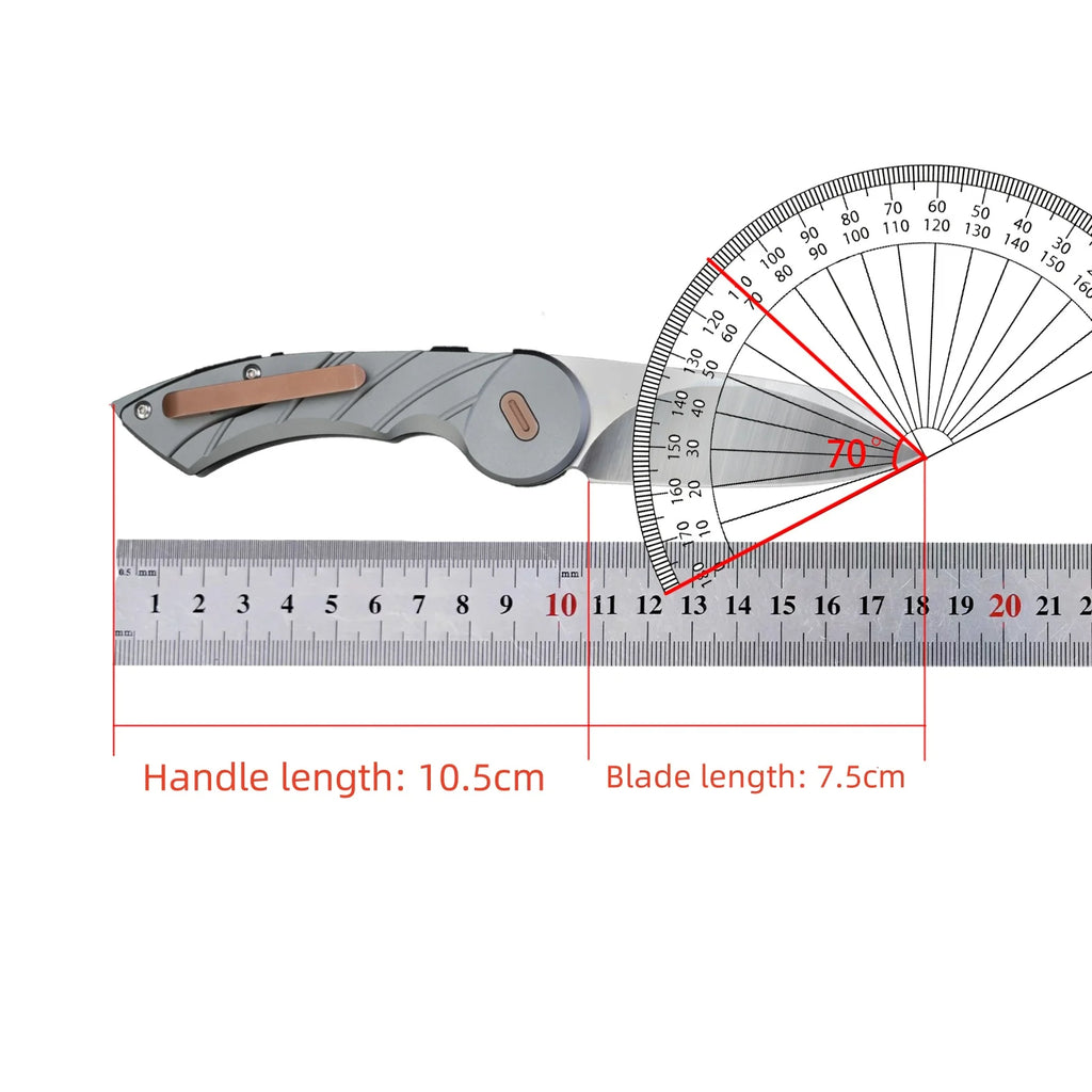 EDC's unique and interesting folding knives, camping portable pocket knives, collectible gift knives, and sharp fruit knives