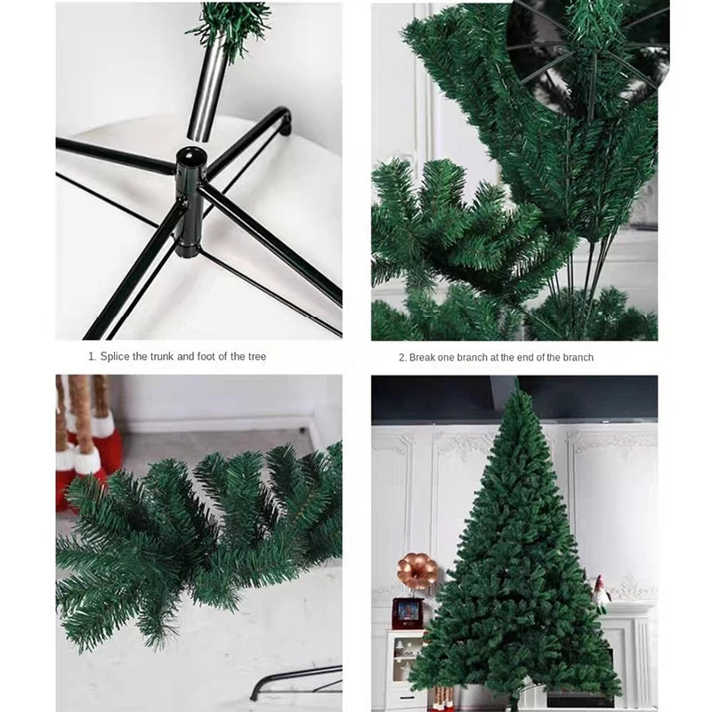 Christmas Trees Decoration Set 90/120/150180cm Large Christmas Tree Ornament Home Decor New Year DIY Christmas Tree Dropship