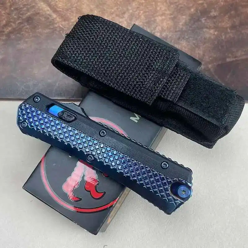 Glykon Micro OTF Tech Knife - Ideal for Outdoor Camping and Hunting