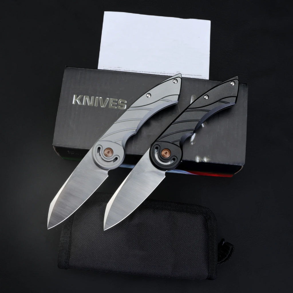 EDC's unique and interesting folding knives, camping portable pocket knives, collectible gift knives, and sharp fruit knives