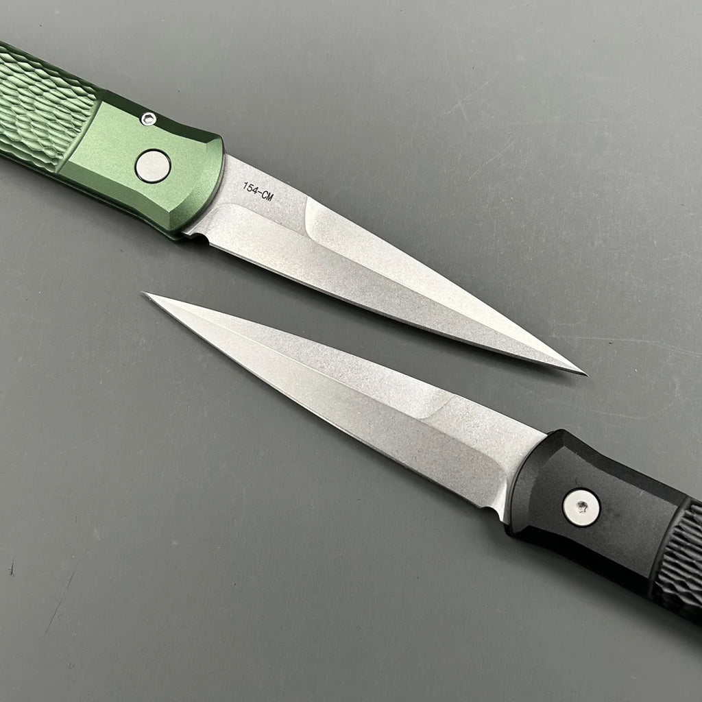 PRO Folding Knive GODFATHER 920 926 154-CM Blade CNC Aluminum Handle Tactical Gear EDC Defense Outdoor Automatic pocket knives