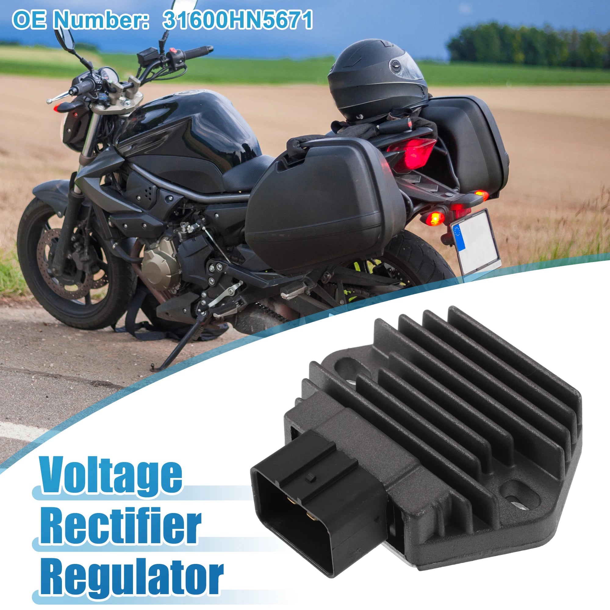 Motoforti Motorcycle No.31600HN5671 Voltage Rectifier Regulator for Honda Rancher 2000-2006 for Fourtrax 1995-2003