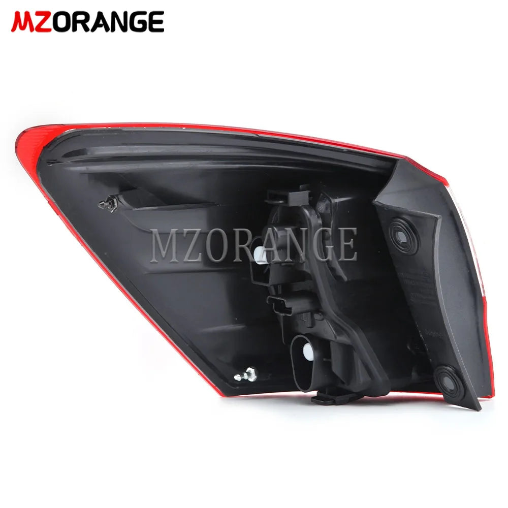 Car Outer Rear Tail Light For Nissan Qashqai 2008-2015 EU Version Brake Fog Lamp Accessories Car Warning Running Light