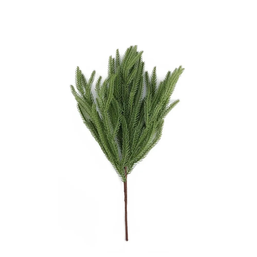 Gift Xmas Tree Ornament Leaves Branches Christmas Decorative Garland Pine Cones Vine Artificial Red Berries Hanging Wreath