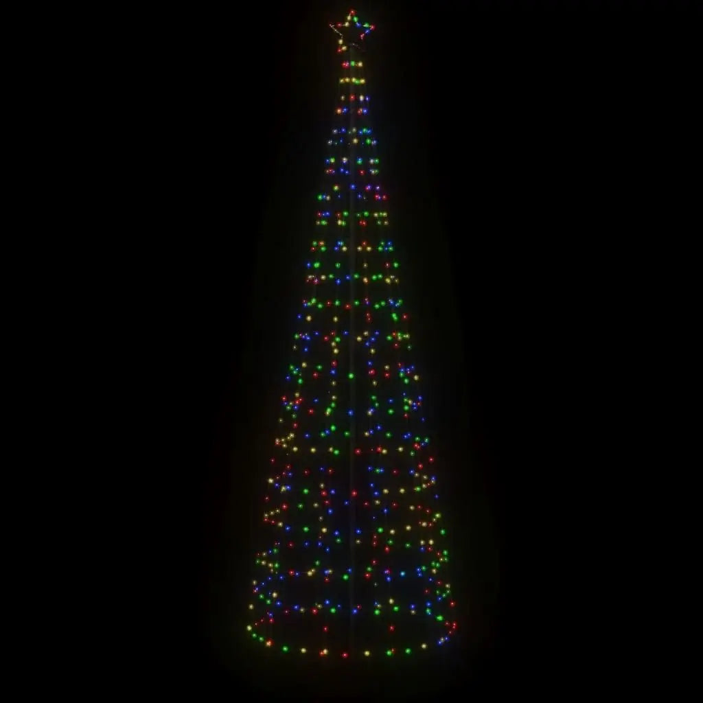570 LEDs Colorful Christmas Tree Light with Spikes 118.1\" Christmas Lights