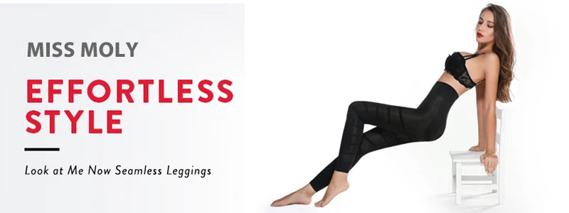 High Waist Leggings Women Sculpting Firm Control Leg Tummy Flat Skinny Slimming Tights Thigh Slimmer Footless Pants Stretchy