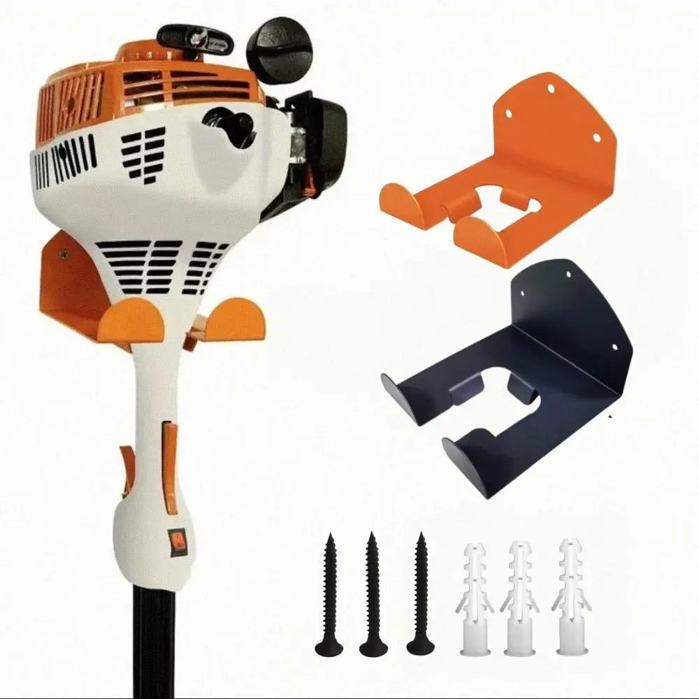 Heavy Duty Weeder Eater Hanger Support Wall-Mounted Lawn Mower Rack Trimmer Shelf Garage Organizer Garage Storage Hanger