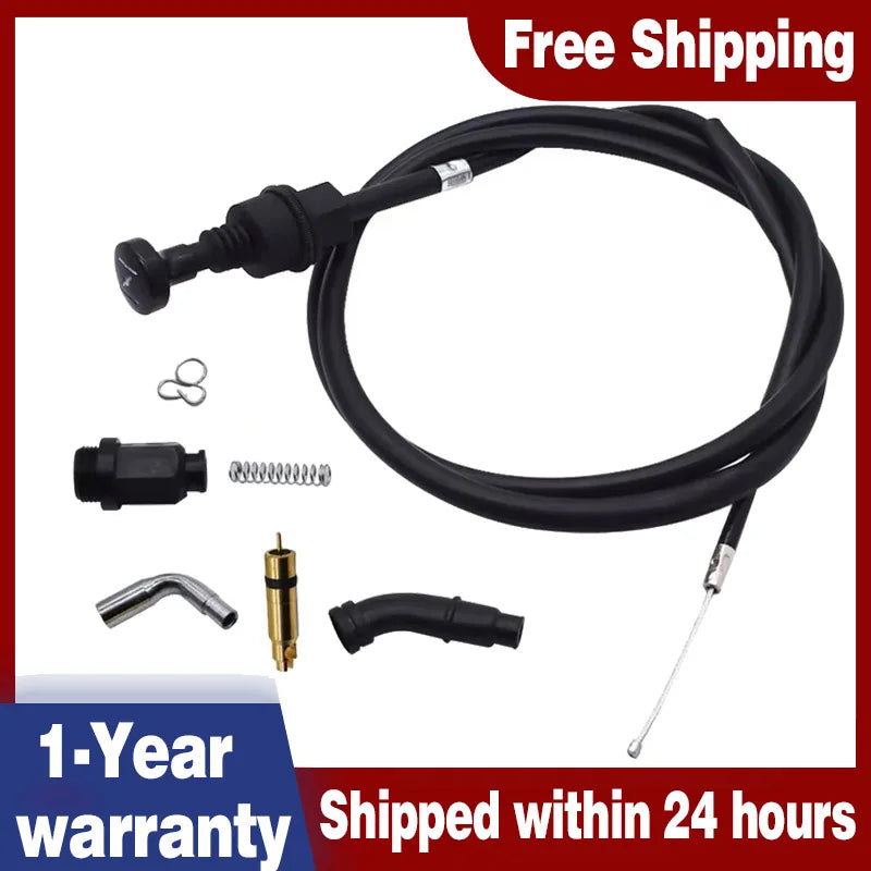 17950-HN5-M40 Fit For Honda Rancher 350 TRX350 2000 2001 2002 2003-2006 Starter Valve Plunger Kit & Choke Cable 17950-HN5-671