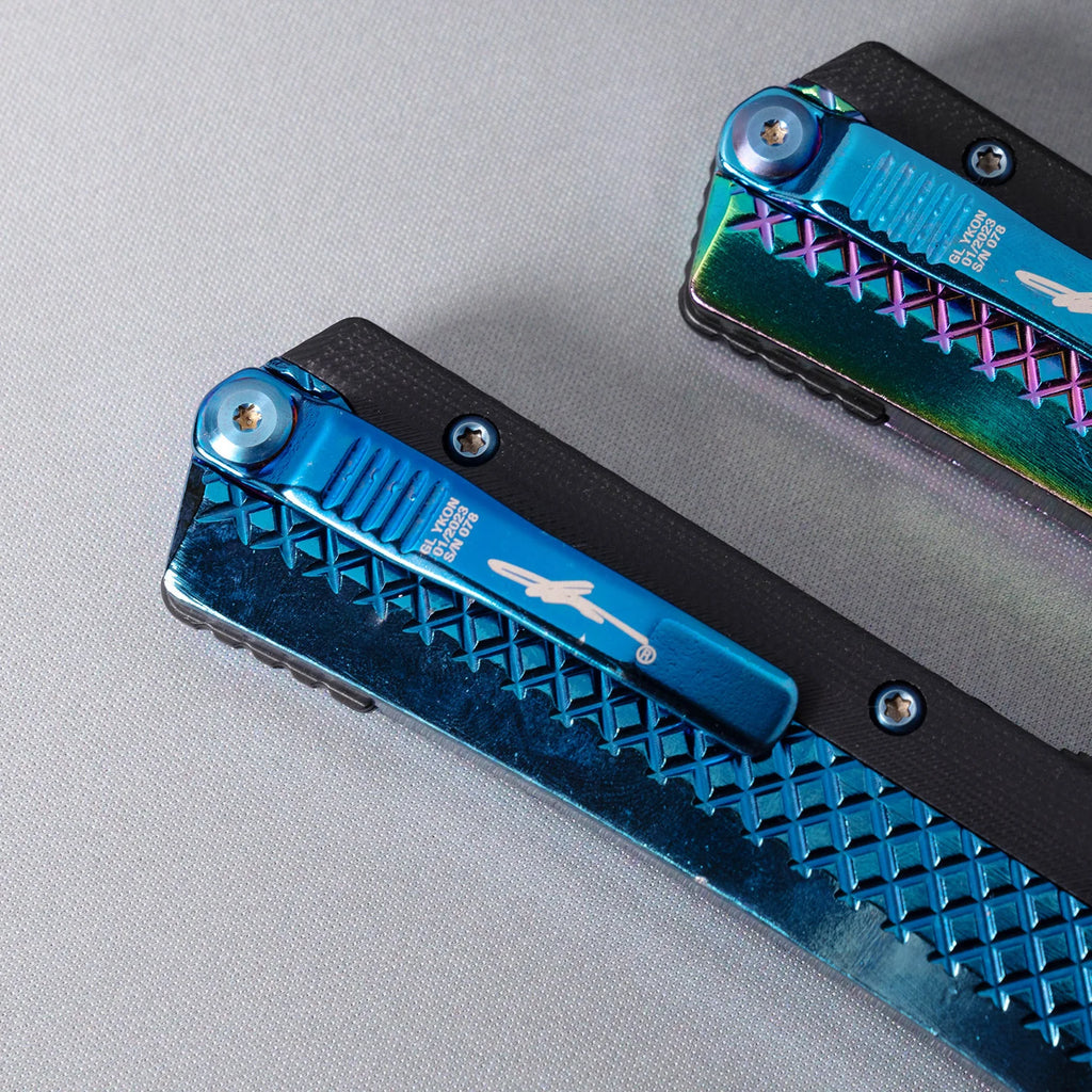 Glykon Micro OTF Tech Knife - Ideal for Outdoor Camping and Hunting