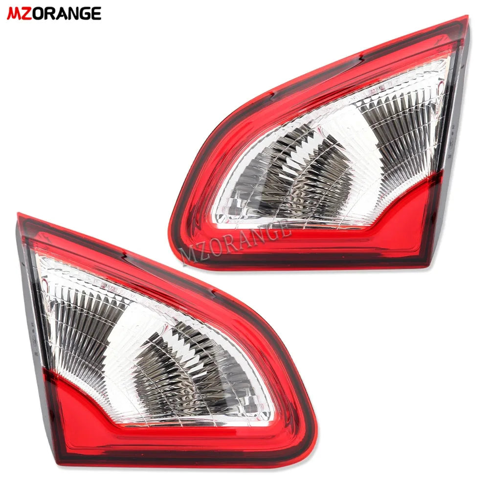 Car Outer Rear Tail Light For Nissan Qashqai 2008-2015 EU Version Brake Fog Lamp Accessories Car Warning Running Light
