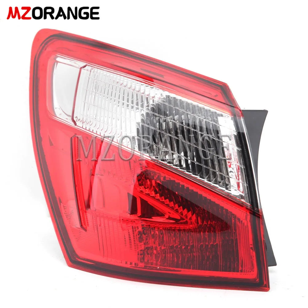 Car Outer Rear Tail Light For Nissan Qashqai 2008-2015 EU Version Brake Fog Lamp Accessories Car Warning Running Light
