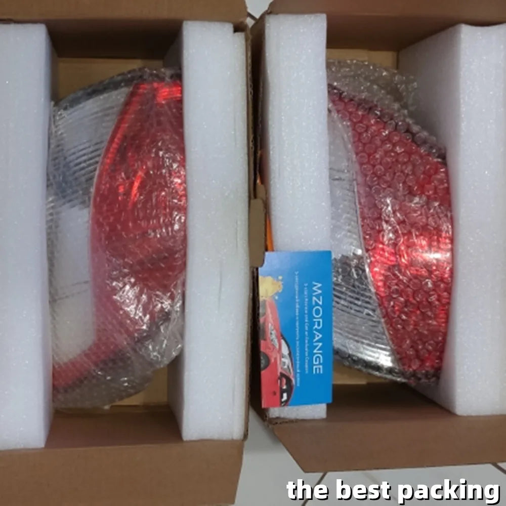 Car Outer Rear Tail Light For Nissan Qashqai 2008-2015 EU Version Brake Fog Lamp Accessories Car Warning Running Light