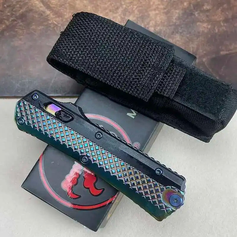 Glykon Micro OTF Tech Knife - Ideal for Outdoor Camping and Hunting