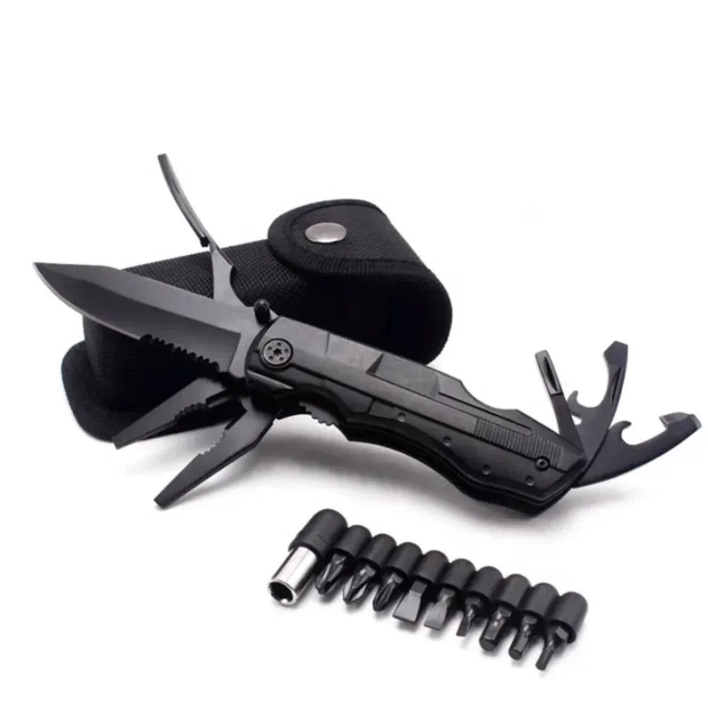 New Multifunction Stainless Steel Multi-tool Pocket Knife Pliers Mini Portable Knife for Hunting Camping Survival Folding Knife