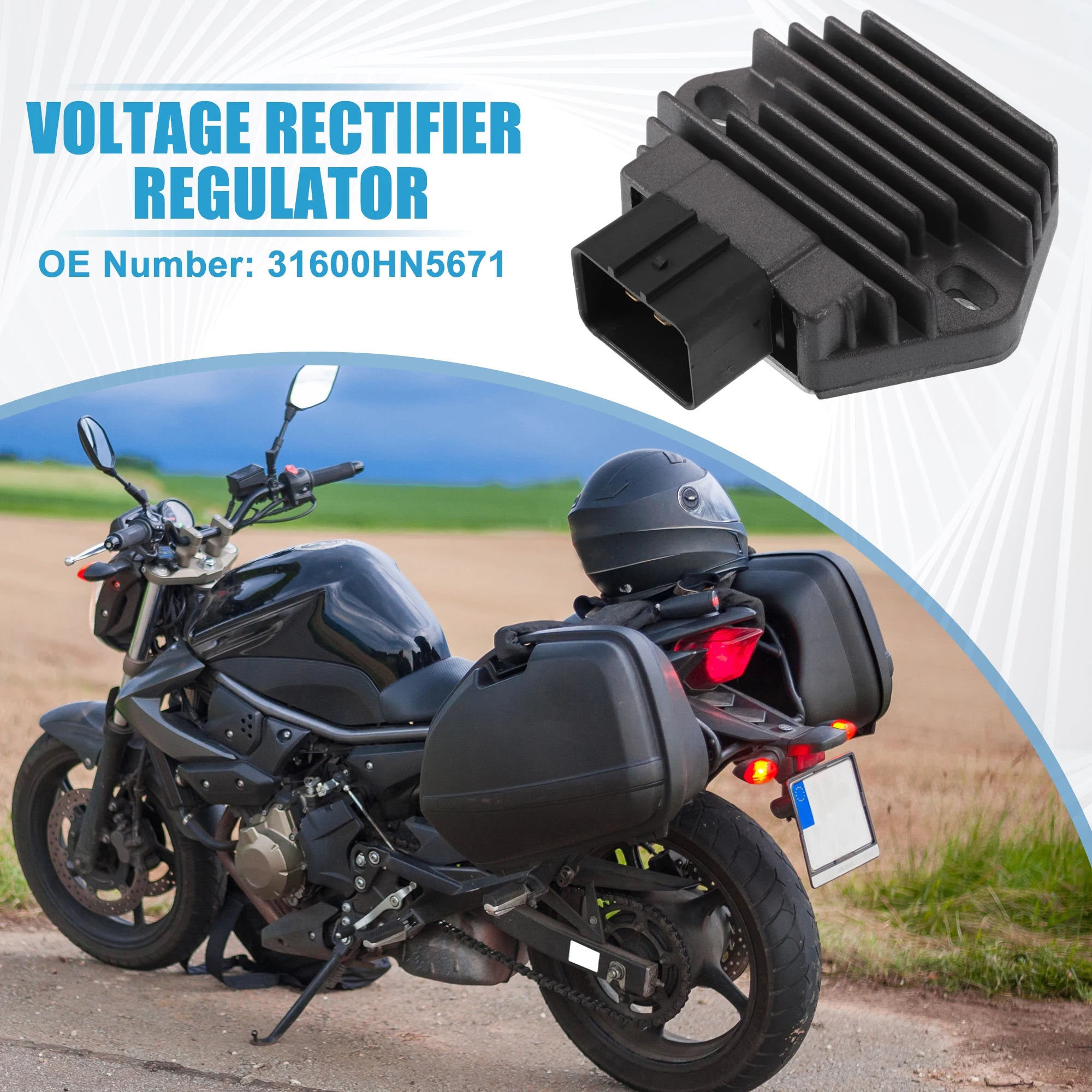 Motoforti Motorcycle No.31600HN5671 Voltage Rectifier Regulator for Honda Rancher 2000-2006 for Fourtrax 1995-2003