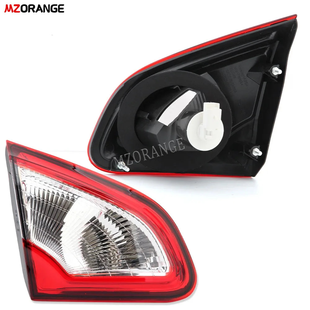 Car Outer Rear Tail Light For Nissan Qashqai 2008-2015 EU Version Brake Fog Lamp Accessories Car Warning Running Light