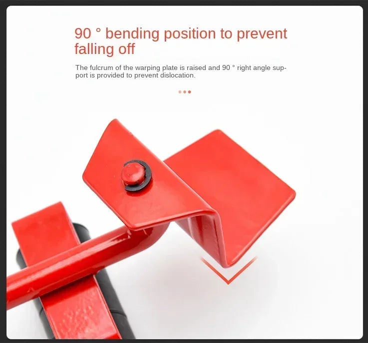 Furniture Mover Tool Set Heavy Stuffs Mover Roller with Wheel Bar Moving Device Lifting Helper Furniture Moving Transport Tools