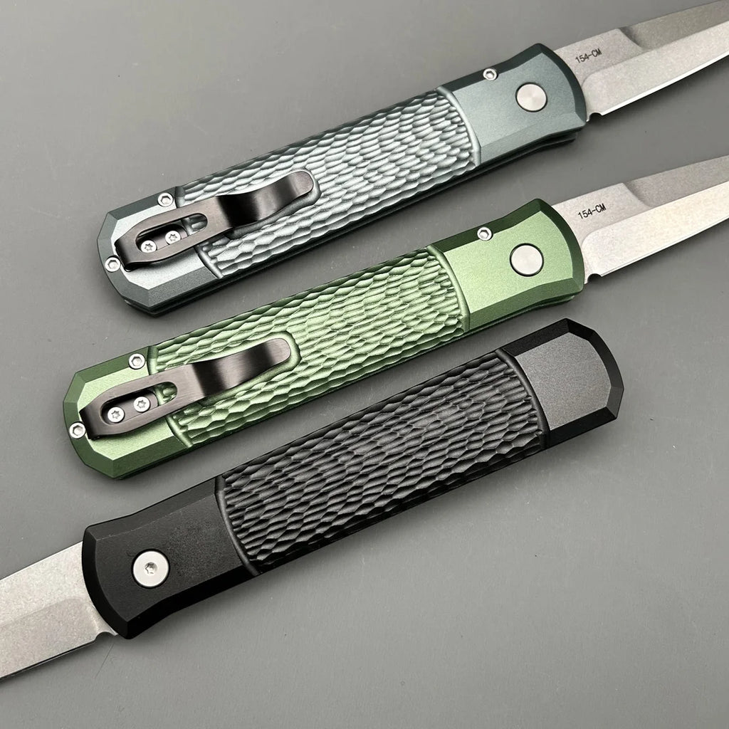 PRO Folding Knive GODFATHER 920 926 154-CM Blade CNC Aluminum Handle Tactical Gear EDC Defense Outdoor Automatic pocket knives