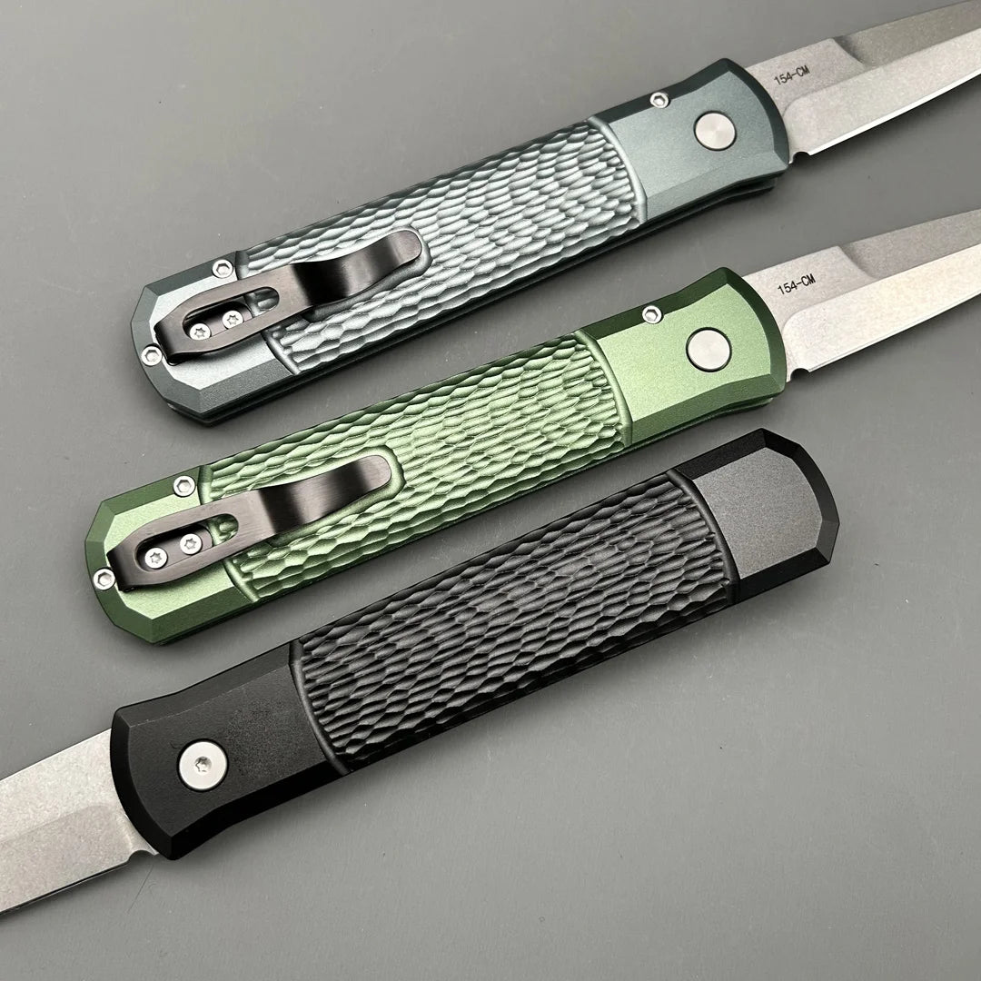 PRO Folding Knive GODFATHER 920 926 154-CM Blade CNC Aluminum Handle Tactical Gear EDC Defense Outdoor Automatic pocket knives