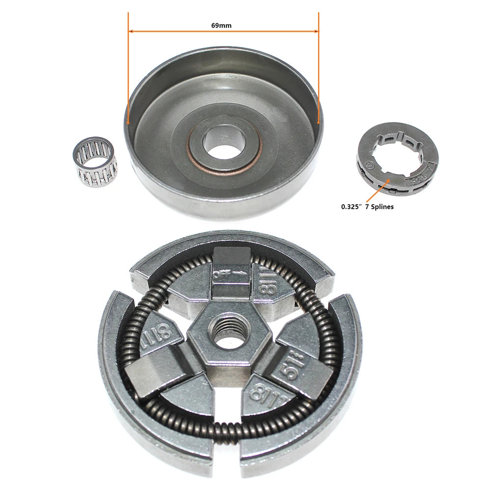 Clutch Drum Sprocket Rim For Rancher 154 254 257 261 262 262XP Husqvarna 50 51 55 55 Jonsered 490 590 Partner 500 540 5000 5500