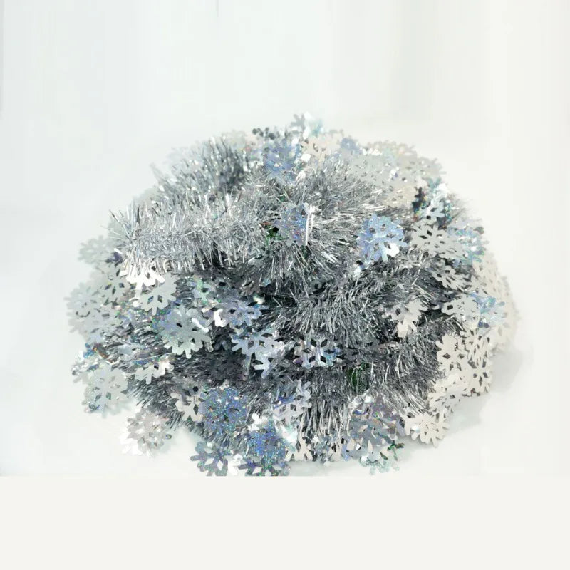 2025 Creative 1.5m Laser Snowflake Christmas Decoration Tree Foldable Shrinking Christmas Tree, Christmas Decoration