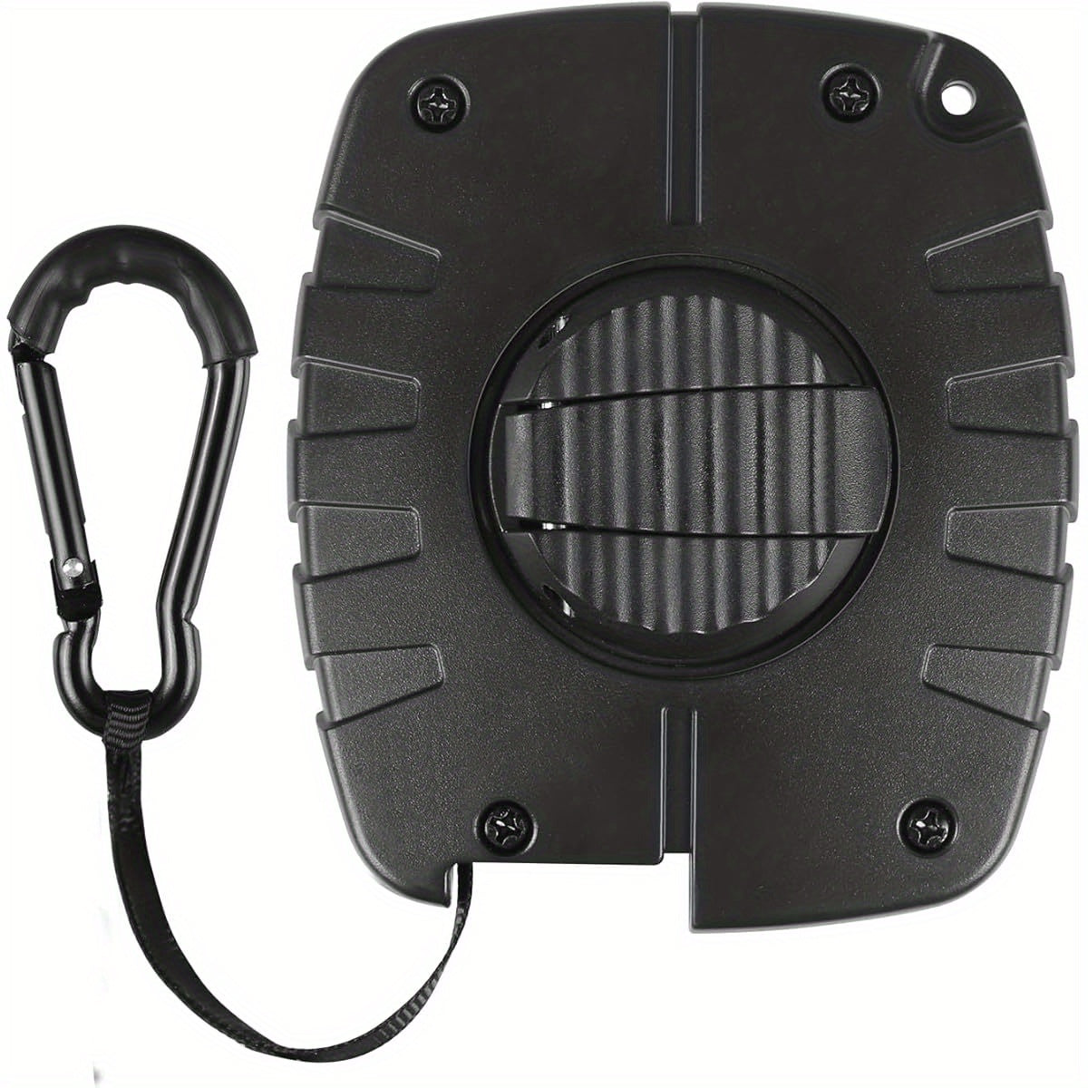 FUNANASUN 33ft Heavy-Duty Retractable Bow Hoist with 66lb Load Capacity - Ergonomic Handle, Secure Carabiner & Quick-Release Rope for Bow Hunting, Tree Stand, Archery, Deer Hunting Accessories, Bow Hunting Gear, Sleek Metalli