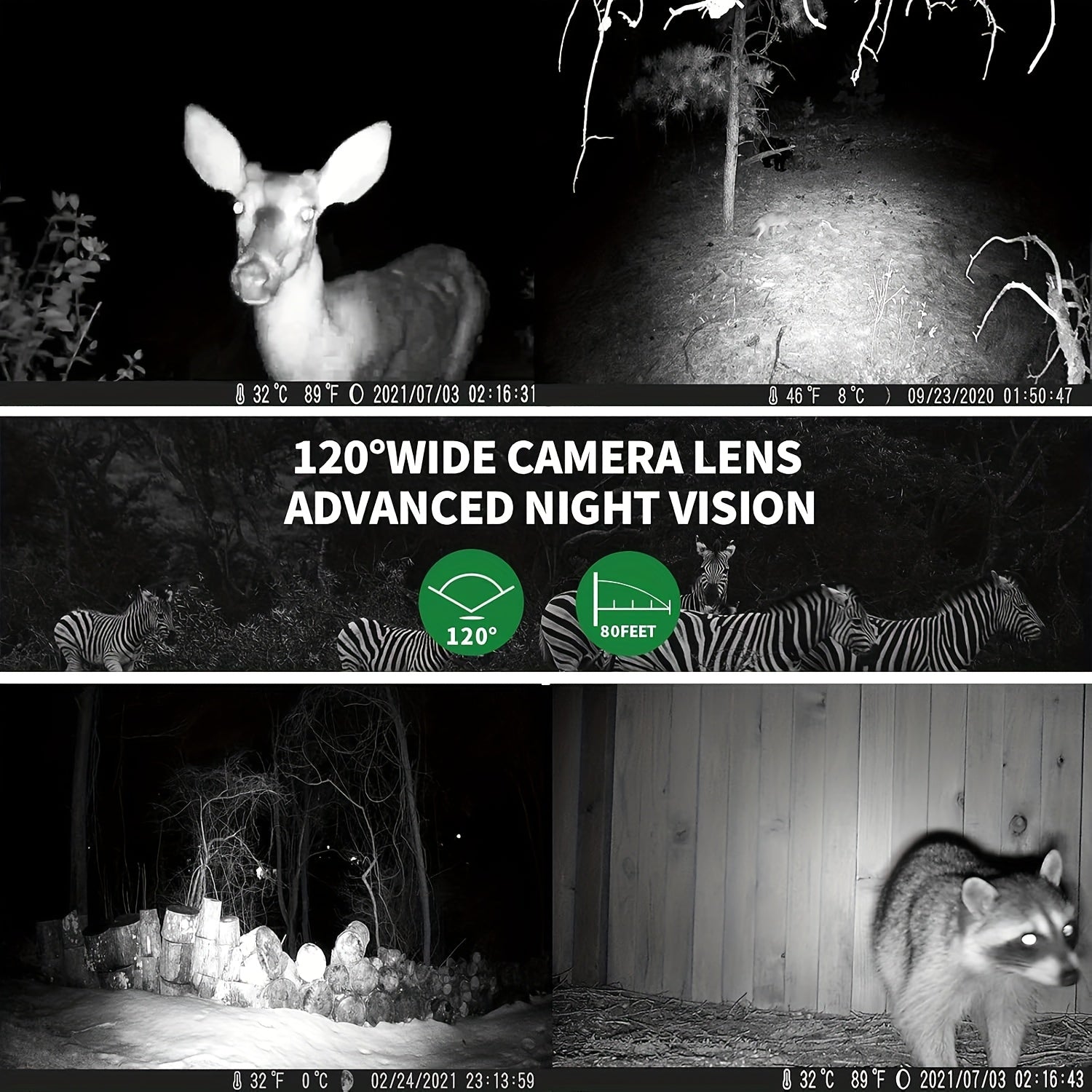 Trail Camera, 4K 48MP Game Camera, 0.2S Trigger Motion Activated, Hunting Camera with Night Vision IP54 Waterproof 2.0''LCD 120°Wide Cam Lens for Outdoor Scouting Wildlife Monitoring Home Security, Gift for Men, Trail Camera