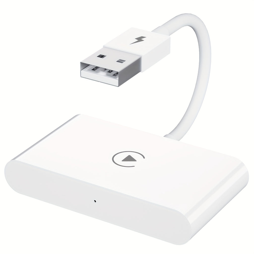 Wireless CarPlay Adapter Wired to Wireless Plug & Play - Wireless 5.0, Auto Connect, Compatible with 600+ Cars (2016+), USB-Powered for iPhone iOS 10+, Carplay Wireless Adapter, Call Management, Compact Design, Highquality El