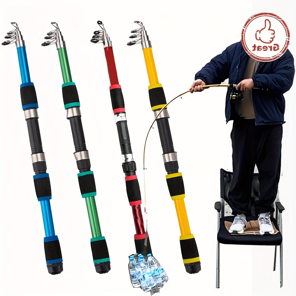 Travel Telescopic Fishing Rod: Enjoy Fishing Anywhere With This Lightweight Glass Fiber Fishing Rod