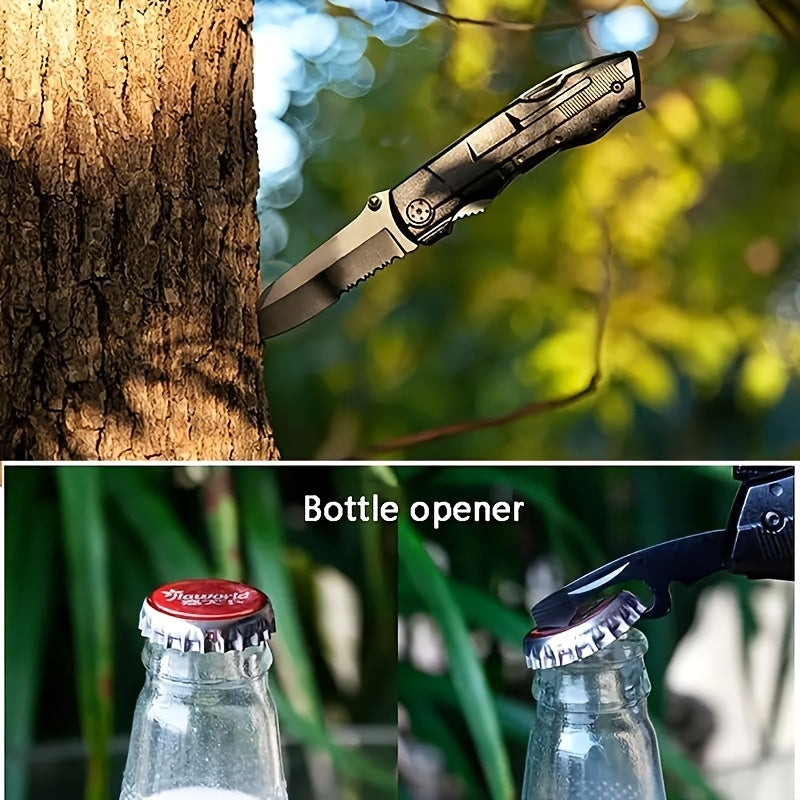 Multi-tool Pocket Knife 16 In 1 With Saw Blade, Blade, Pliers, Screwdriver, Bottle Opener, Folding Knife, Camping, Outdoor Survival Knife, Emergency Use, The Perfect Gift For Men And Dads