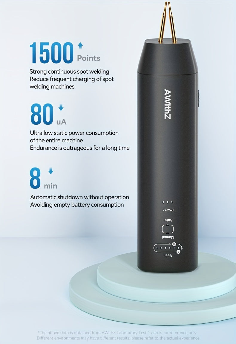 Portable Handheld Spot Welder Kit with 18650 Lithium Battery - USB Rechargeable, Ideal for Nickel Sheets & DIY Projects