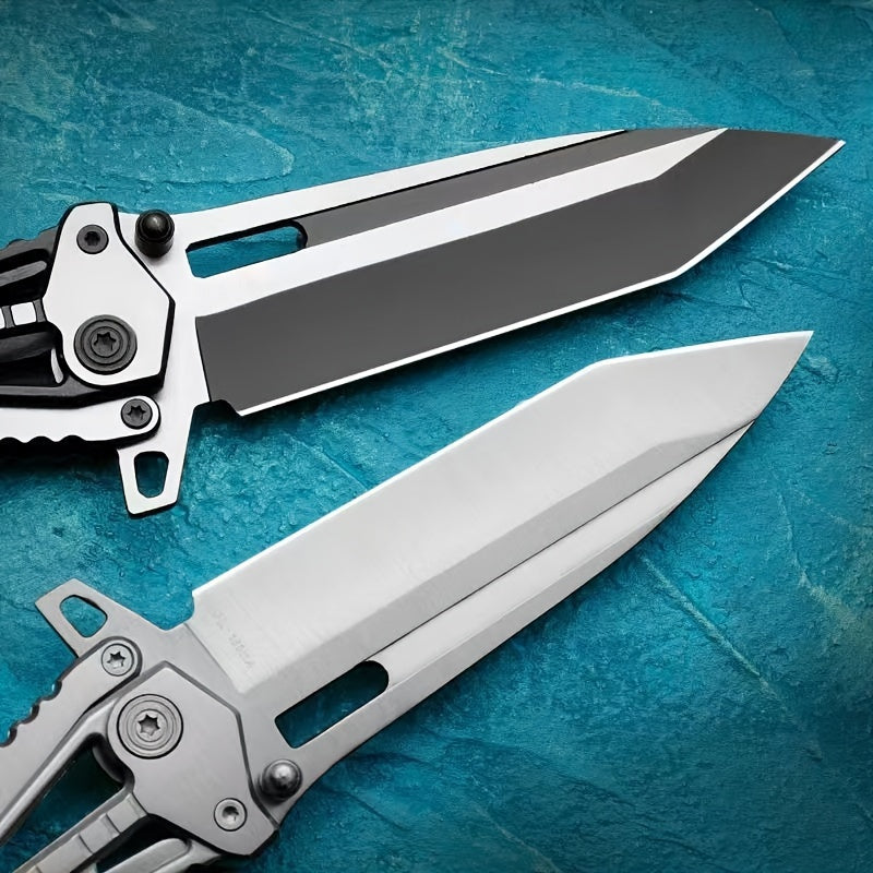 1PC, Mechanical Magic Knife, Folding Outdoor Knife, Men's Gift, Portable Pocket Knife, 8.34 Inch Carry Knife, Perfect For Outdoor Camping, Adventure And Family Use