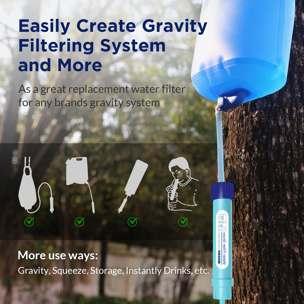 1pc/2pcs/3pcs/4pcs,Personal Water Filter Straw Mini Water Purifier Survival Gear for Hiking, Camping, Travel and Emergency Preparedness