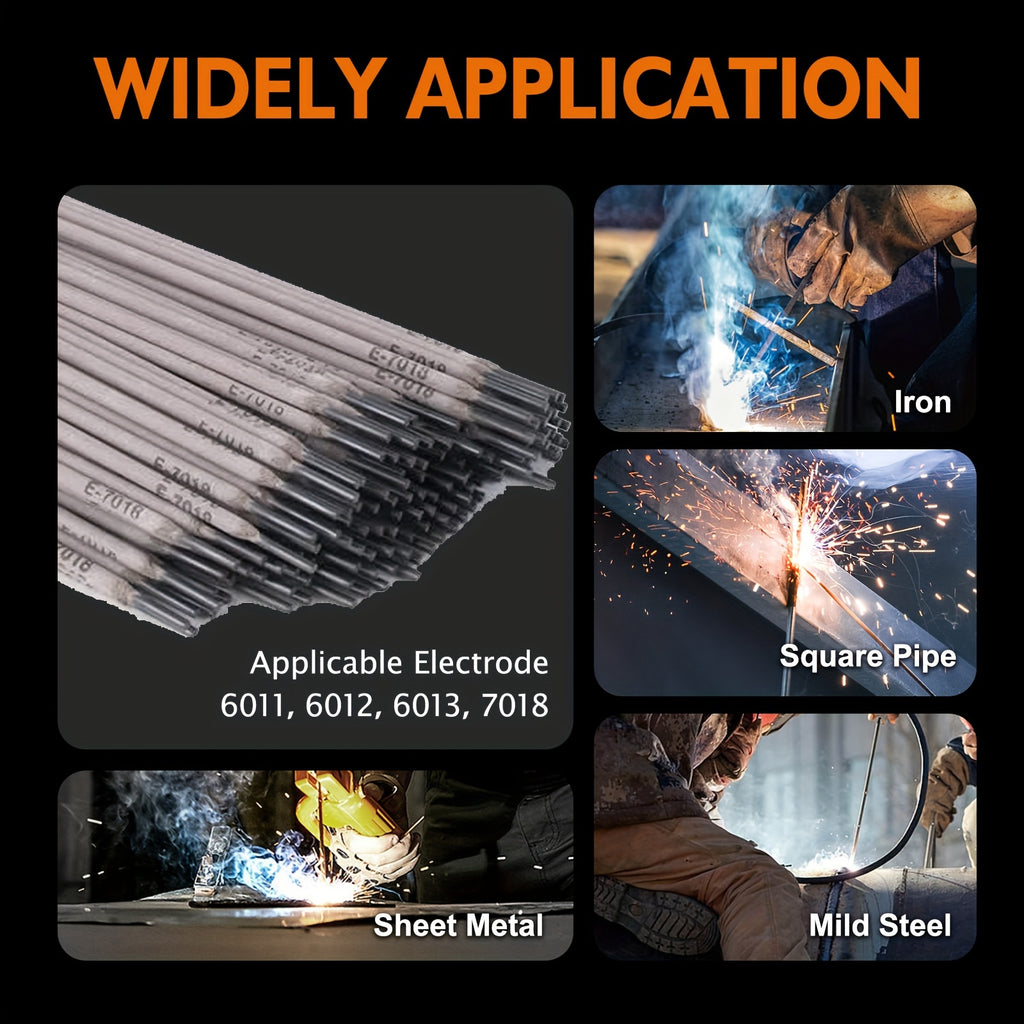 FEMEROL 130A Stick Welder, Mini And Portable MMA Welder Hot Start 110V ARC Welding Machine Digital Display IGBT Inverter Welder