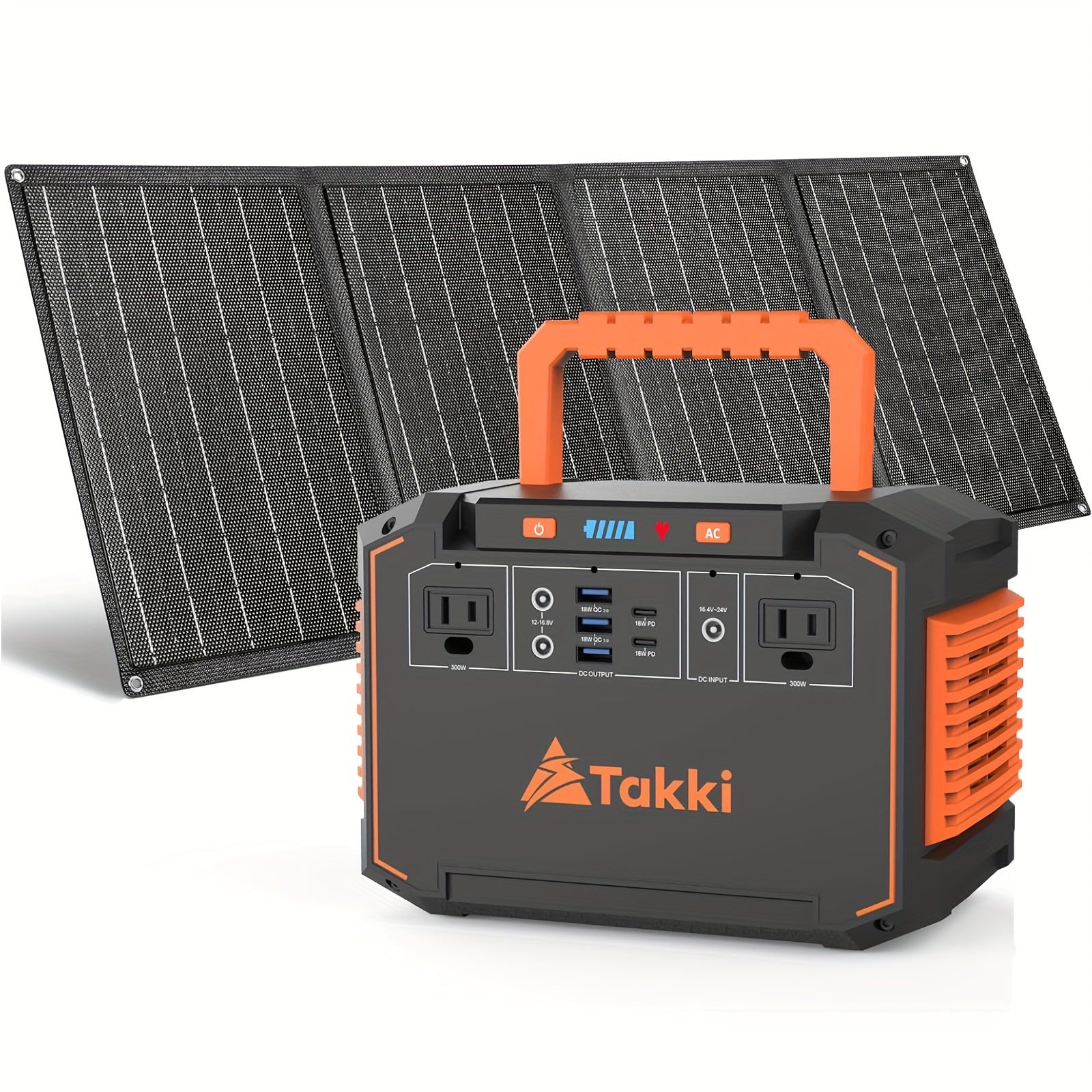 350W/150W Peak Solar Generator Portable Power Station with 40W/30W/21W Solar Panels Included, 240Wh/111Wh/88.8Wh Solar Power Bank AC DC USB Ports for Camping Tents, Emergency Outdoor Home Use, CPAP, Fans, Laptops, Emergency,