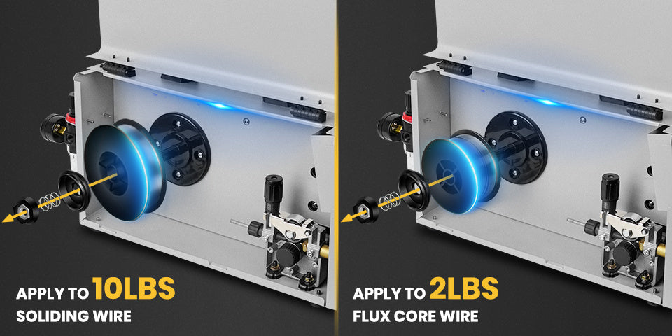 Plasma Cutter Welder MIG Welder Combo 6in1 with 65Pcs PT31 Plasma Cutting Torch Consumable, Gas MIG/Flux Core MIG/Spool Gun/Lift TIG/Stick/Plasma Cutting 110v/220v Aluminum MIG Welder Machine with Complete Welding Accessories