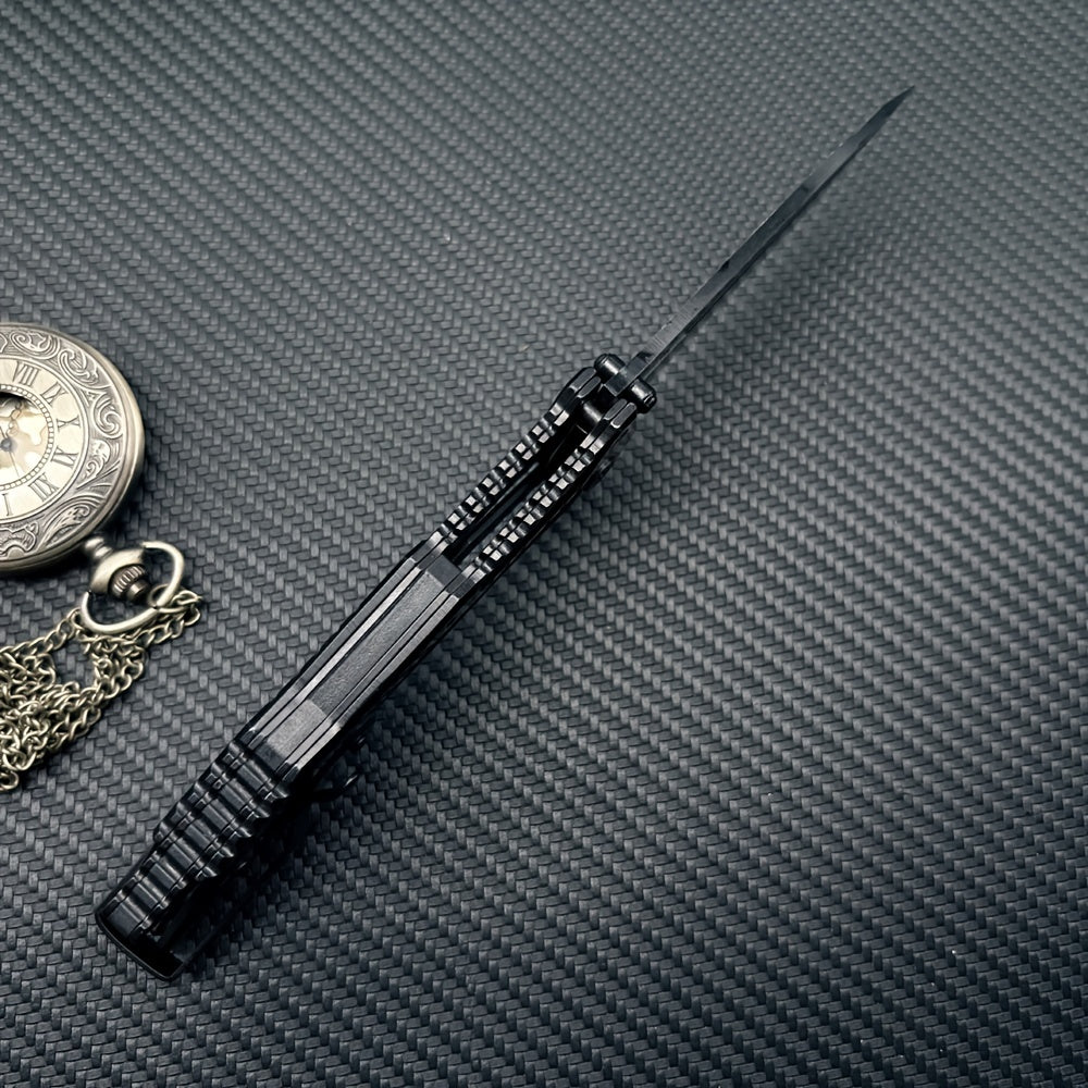 8.3 Inch Mechanical Style Folding Knife Cool Pocket Knife With Clip - Kinematic Pivot Action Tactical EDC Folding Knives For Outdoor Survival, Camping, Hiking, Hunting, Gifts For Men