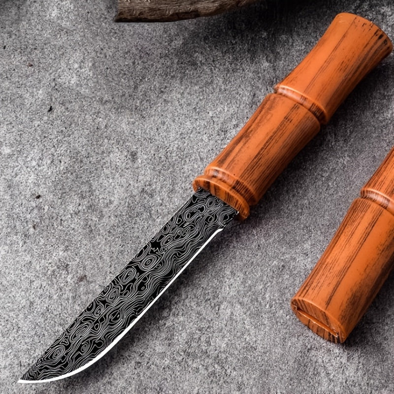 Portable Mini Pocket Knife for Men And Women, Stainless Steel Fruit Knife, Barbecue Knife, Perfect for Camping, Backpacking and Outdoor Adventures - Durable High-Hardness Blade, Easy To Carry and Use