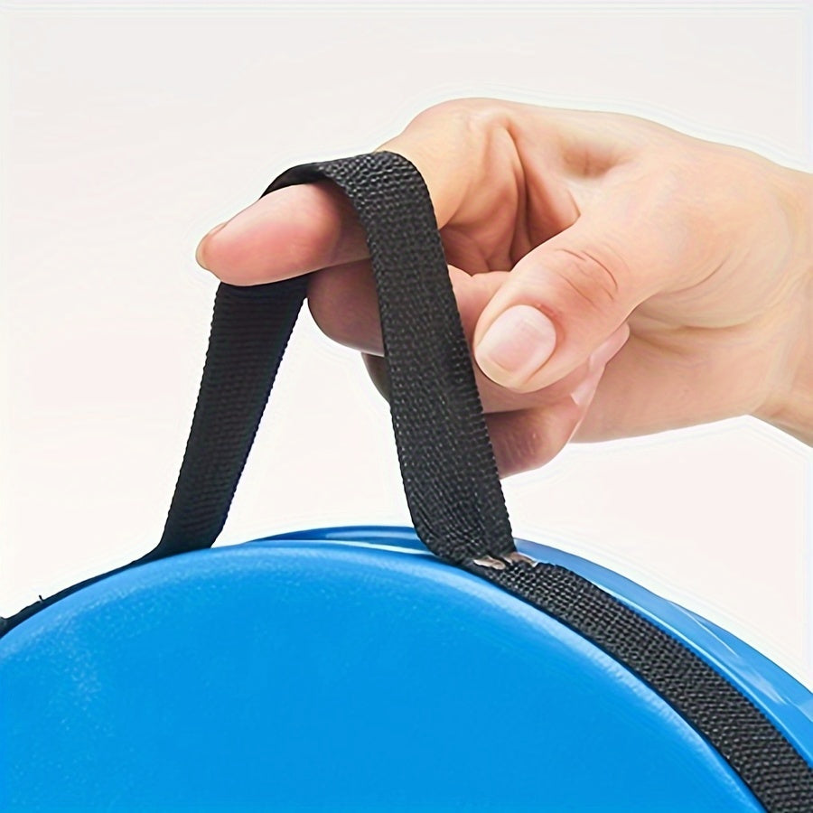 1pc Ultralight Folding Stool - Adjustable Height Portable Bench For Camping, Fishing, And Outdoor Activities - Supports Up To 550lbs