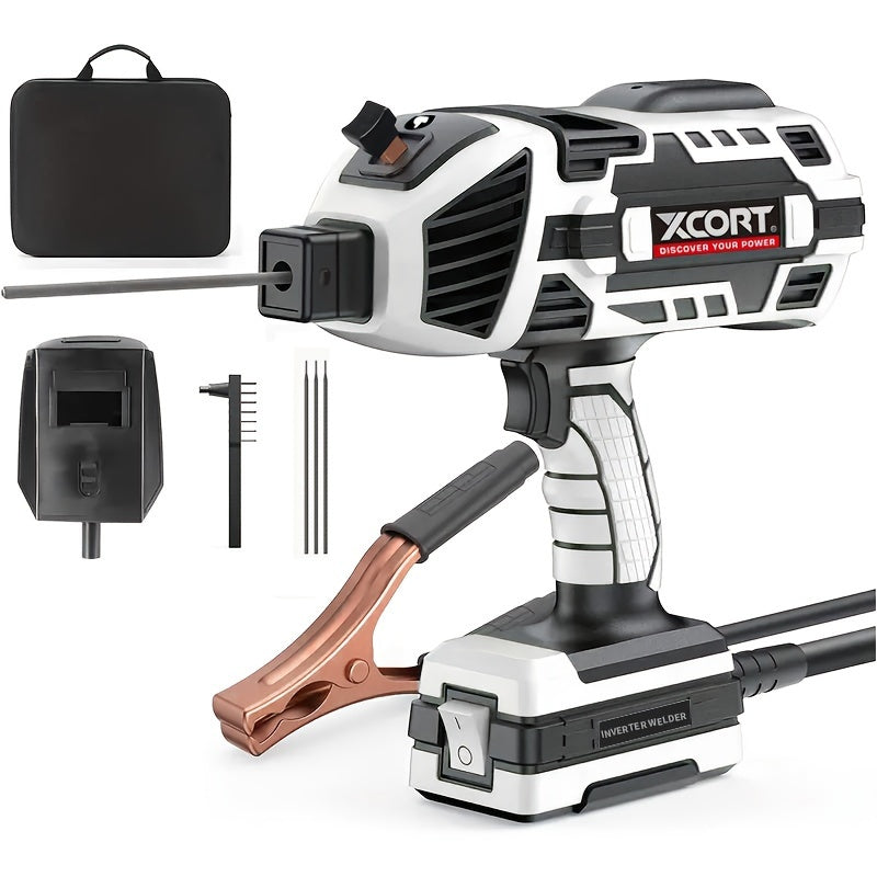 [Portable ARC Welder Gun] 110V Portable ARC Welder Gun - Handheld Welding Machine, IGBT Inverter for 3/32"-1/8" Wire Rod - Electric Welder Machine Kit