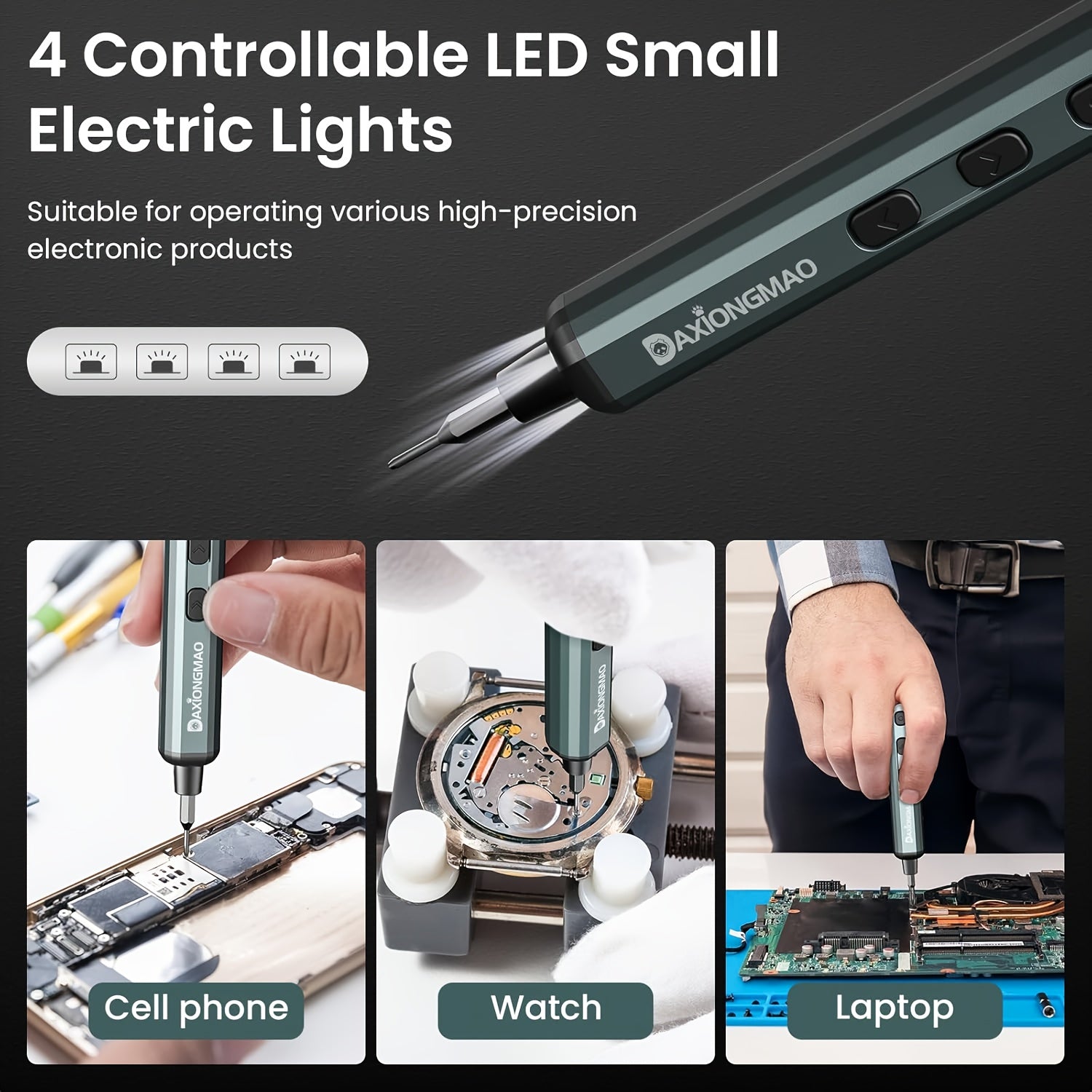 Electric Screwdriver, 70-in-1 Screwdriver Set, Mini Electric Screw, Precision Screwdriver Set, Rechargeable Portable Repair Tool Kit For Electronics Laptops, Glasses, Clocks