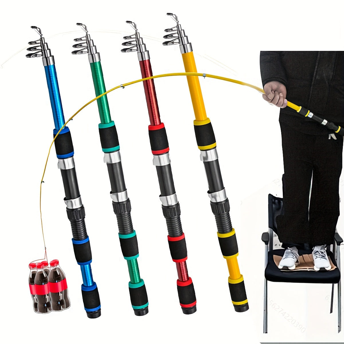 Travel Telescopic Fishing Rod: Enjoy Fishing Anywhere With This Lightweight Glass Fiber Fishing Rod