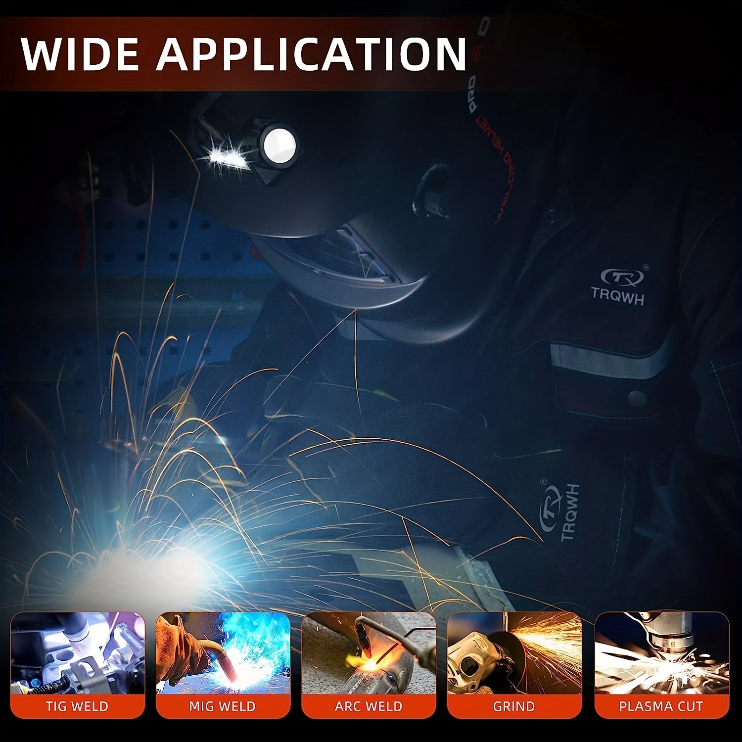 1 Set Automatic Dimming Welding Glasses With 5pcs Protective Film, Solar Powered Auto Darkening Welding Glasses, Welder Glasses For TIG MIG ARC Grinding Plasma, Auto Darkening Anti- Eyes Shield, Storage Box With Cloth, Glasse