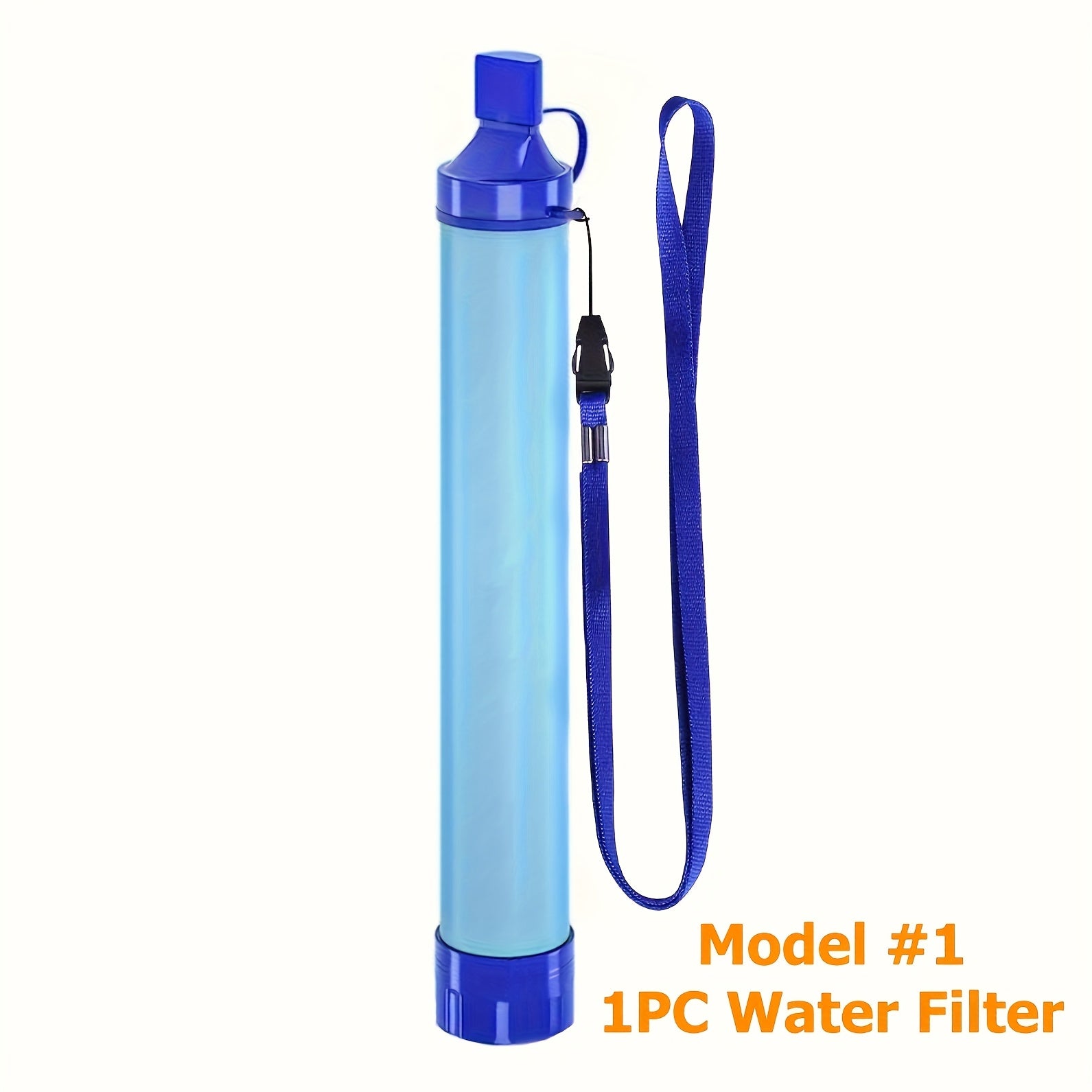 1pc Outdoor Water Filter Straw, 0.01 Micron 4-Stage Filtration, Portable Survival Purifier for Travel, Wilderness, Emergency - ABS Material, Ideal for Ramadan, Thanksgiving, Christmas, Halloween, New Year Festivities
