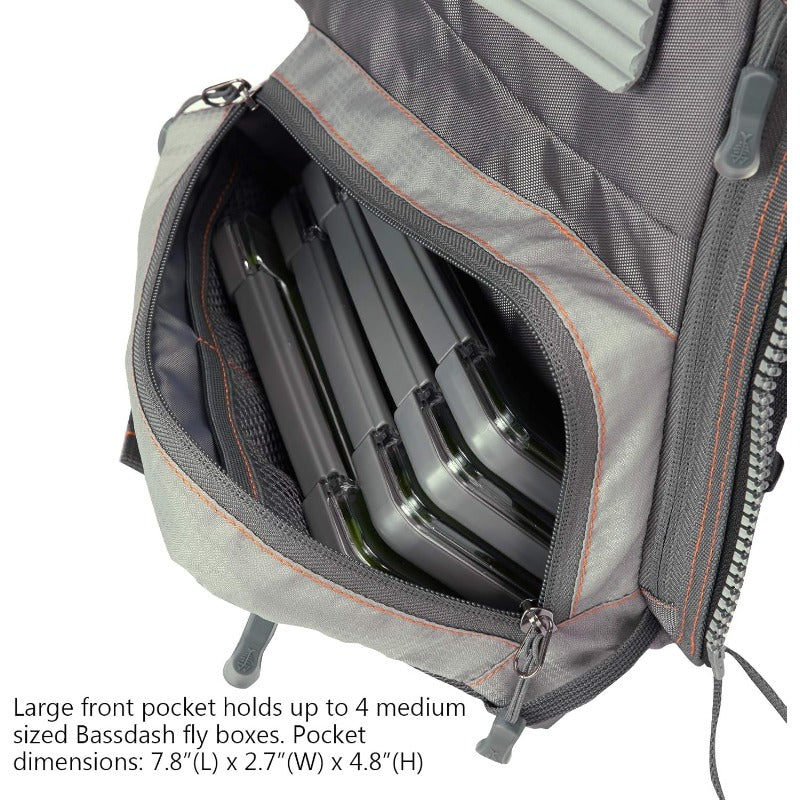 Men's & Women's Heavy-Duty Fly Fishing Vest with 18-Pocket System, Hydration Compatible, Adjustable Padded Back & Waist Straps, Rod Holder & Net Slot - Lightweight Mesh for Trout, Salmon, Pike, Bass (Grey/Green/Tan) - Fly Ves